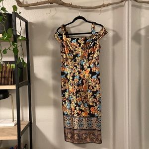 Floral cocktail dress